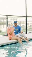 Load image into Gallery viewer, Navy Blue “Golf” Snapback Hat
