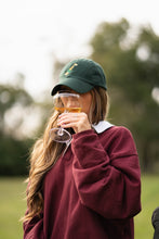 Load image into Gallery viewer, Pop The Champagne Forest Green “Dad Hat”
