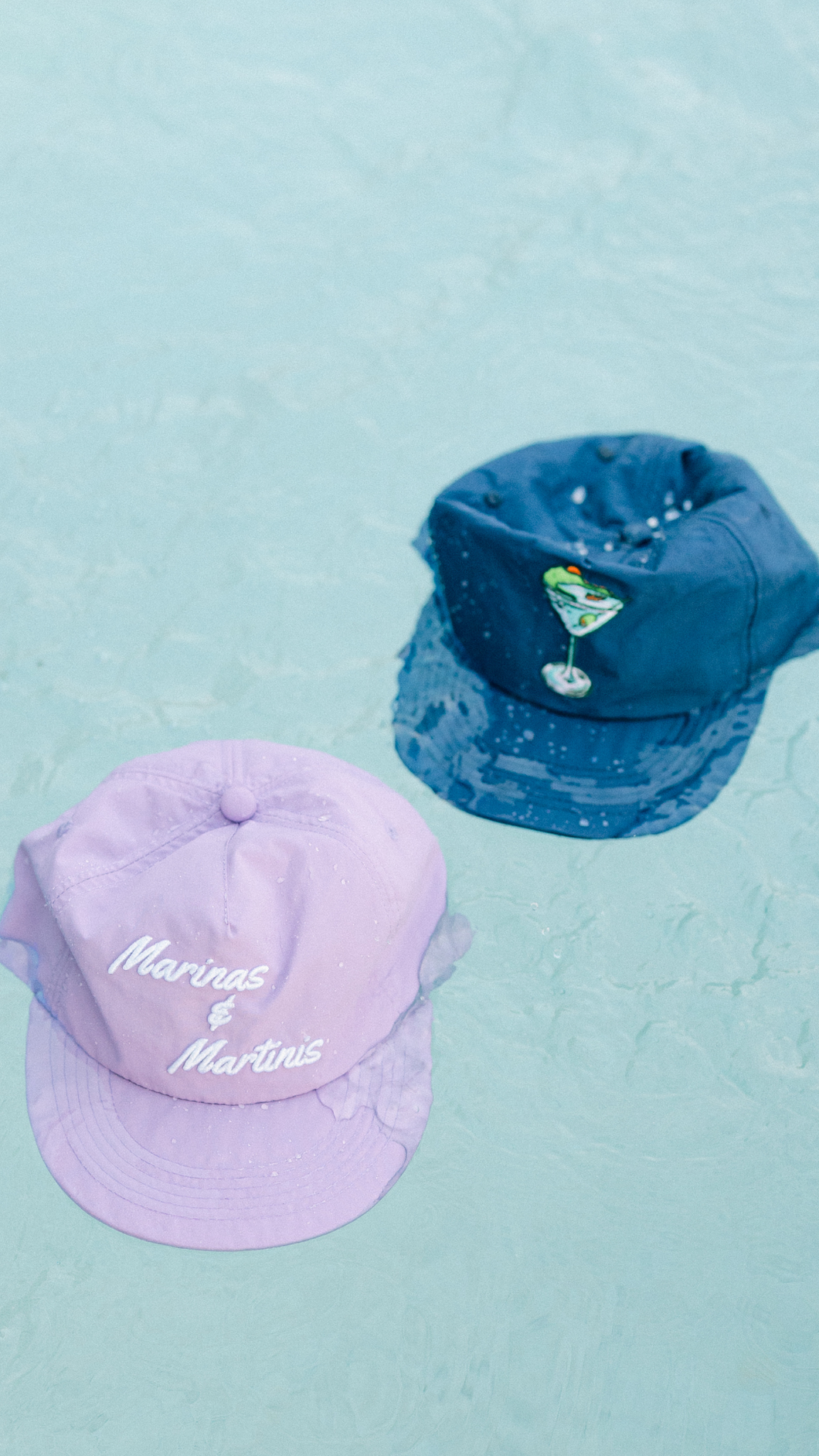 Lilac Marinas & Martinis Script “Golf” Hat