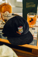Load image into Gallery viewer, Old Fashioned Black Floppy Corduroy Hat
