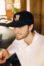 Load image into Gallery viewer, Old Fashioned Black Floppy Corduroy Hat

