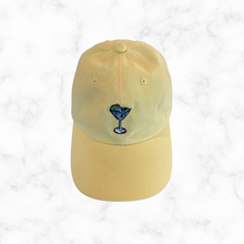 Load image into Gallery viewer, Yellow Lake Travis Martini &quot;Dad&quot; Hat
