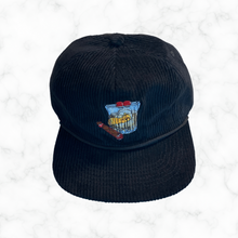 Load image into Gallery viewer, Old Fashioned Black Floppy Corduroy Hat
