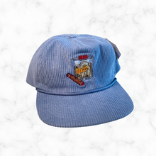 Load image into Gallery viewer, Old Fashioned Midnight Blue Floppy Corduroy Hat
