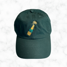 Load image into Gallery viewer, Pop The Champagne Forest Green “Dad Hat”
