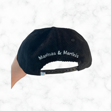Load image into Gallery viewer, Old Fashioned Black Floppy Corduroy Hat
